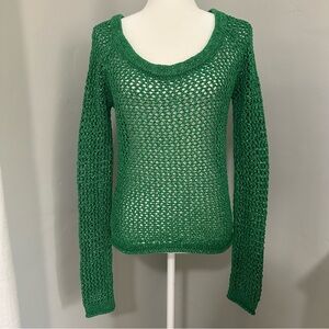 Torn by Ronny Kobo Open Knit Sweater, Women’s Blouse, Layering, Bright, M